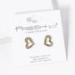 Crystal Pave Dainty 11mm Heart Stud Earrings