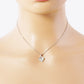 Crystal Pave Dainty Heart Pendant Necklace