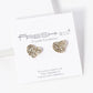 Crystal Pave Dainty Heart Stud Earrings
