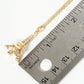 Crystal Pave Eiffel Tower Pendant Necklace