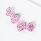 Crystal Pave Ribbon Bow Stud Earrings