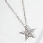 Crystal Pave Star Pendant Necklace