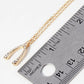 Crystal Pave Wishbone Pendant Necklace