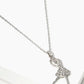 Crystal Pave Ballerina Pendant Necklace