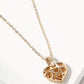 Crystal Pave Heart Pendant Necklace