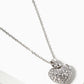 Crystal Pave Heart Pendant Necklace