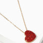 Crystal Pave Heart Pendant Necklace
