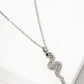 Crystal Pave Snake Pendant Necklace
