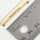 Dream Big Engraved 18K Gold Dipped Horizontal Brass Bar Pendant Inspirational Necklace