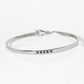 Dream Engraved Inspirational Bangle Bracelet