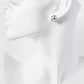 Enamel Filled 10mm Half Circle Soccer Ball Stud Earrings