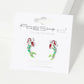 Enamel Filled 18mm Mermaid Stud Earrings