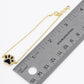 Game Day Mascot 18K Gold Dipped Micro Pave Set Cubic Zirconia 13mm Enamel Chain Bracelet