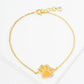 Game Day Mascot 18K Gold Dipped Micro Pave Set Cubic Zirconia 13mm Enamel Chain Bracelet