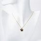Game Day Mascot 18K Gold Dipped Micro Pave Set Cubic Zirconia Enamel Paw Pendant Necklace