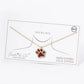 Game Day Mascot 18K Gold Dipped Micro Pave Set Cubic Zirconia Enamel Paw Pendant Necklace