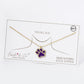 Game Day Mascot 18K Gold Dipped Micro Pave Set Cubic Zirconia Enamel Paw Pendant Necklace