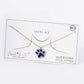 Game Day Mascot 18K Gold Dipped Micro Pave Set Cubic Zirconia Enamel Paw Pendant Necklace