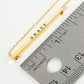 Grace Engraved 18K Gold Dipped Horizontal Brass Bar Pendant Inspirational Necklace