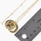 I Love You To The Moon And Back Engraved Pendant Necklace