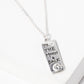 I Love You To The Moon And Back Engraved Pendant Necklace