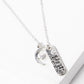I Love You To The Moon And Back Engraved Pendant Necklace