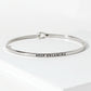 Keep Dreaming Engraved Inspirational Bangle Bracelet
