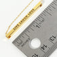 Live Laugh Love Engraved 18K Gold Dipped Horizontal Brass Bar Pendant Inspirational Necklace