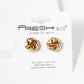 Metal 12mm Love Knot Stud Earrings