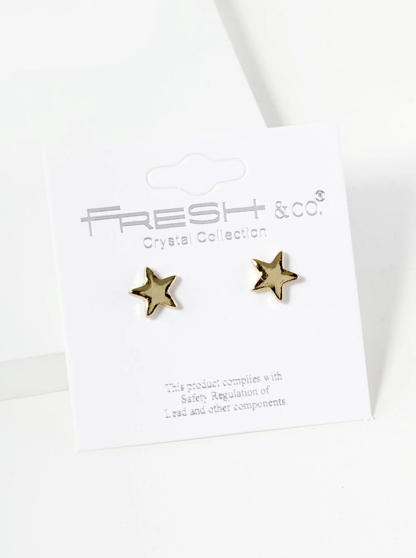 Metal 8mm Star Minimalist Stud Earrings
