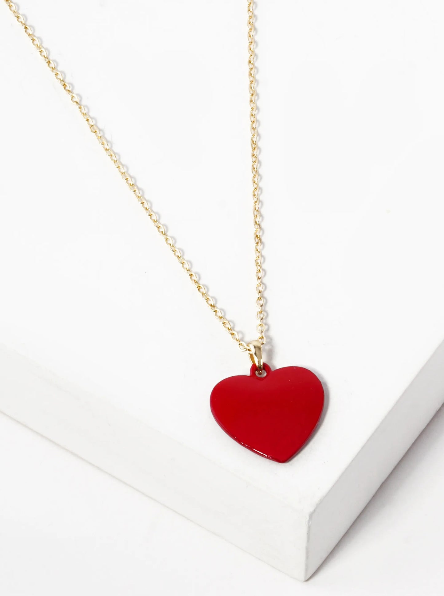 Metal Heart Pendant Necklace