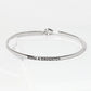 Mom And Daughter Engraved Inspirational Bangle Bracelet