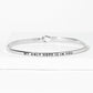My Only Hope Is In You Engraved Inspirational Bangle Bracelet