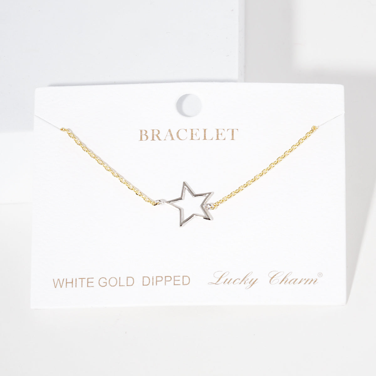Open Star Charm Bracelet — PB1977