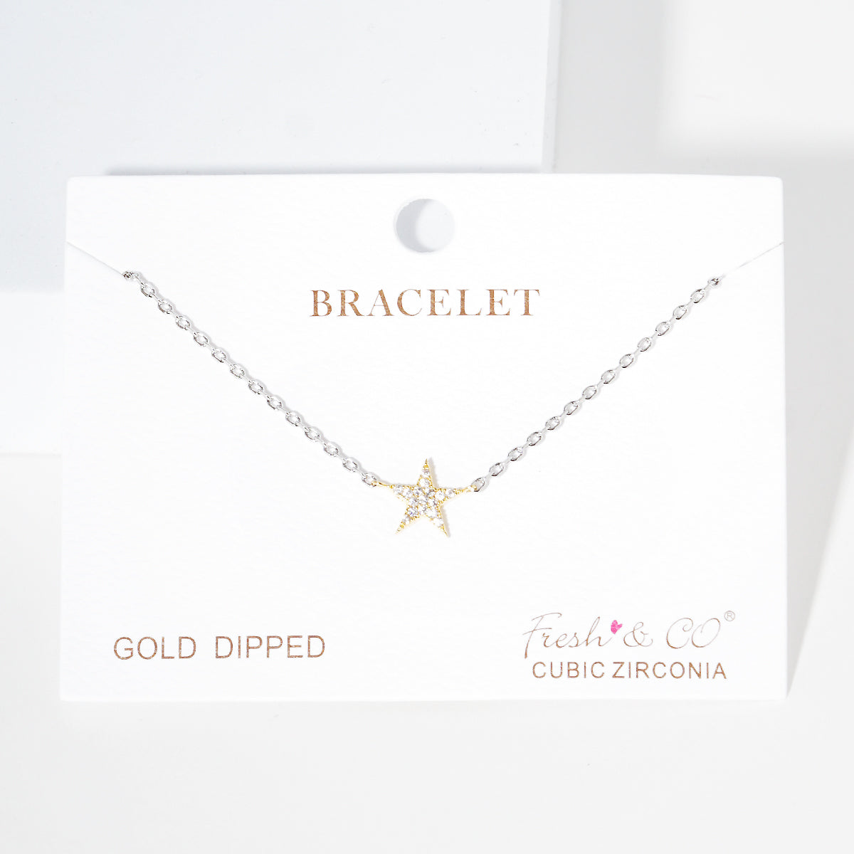 Pave Star Charm Bracelet — PB1982