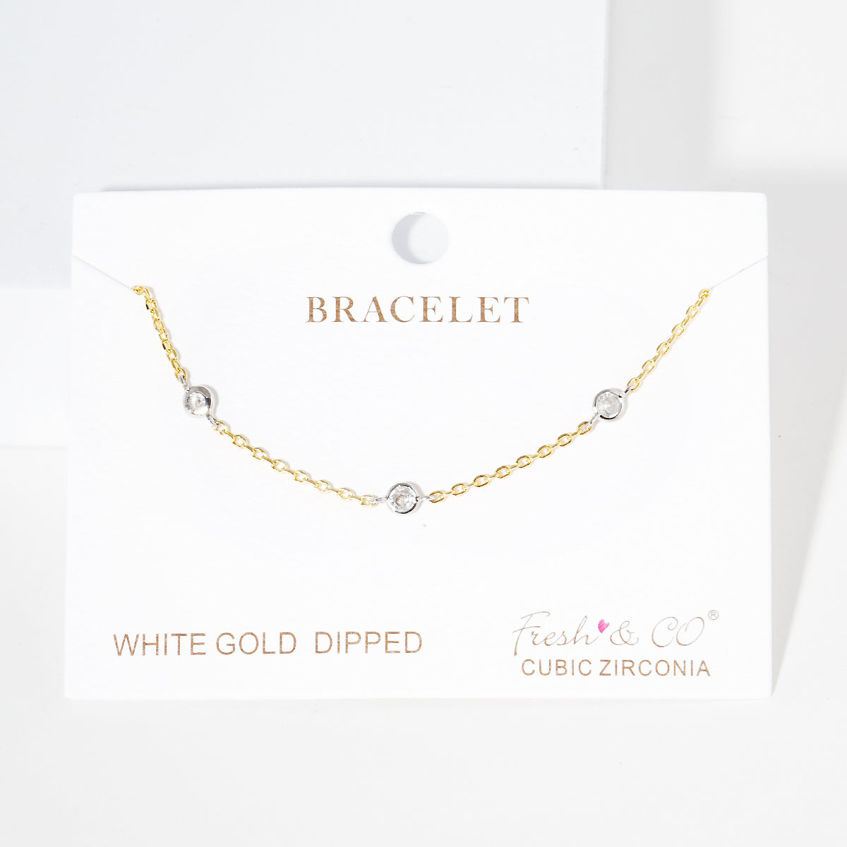 Solitaire Stone Station Bracelet — PB1993
