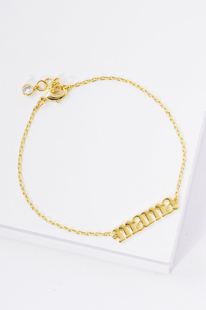 Pave Bar Charm Bracelet — PB2004