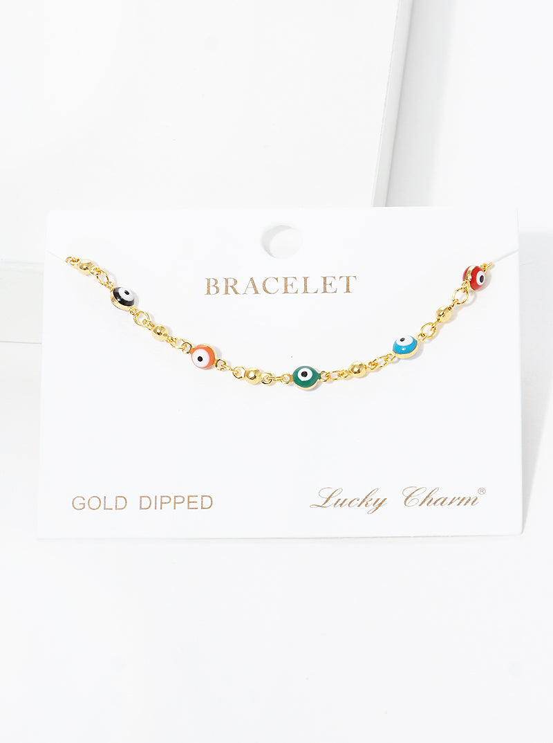 Multicolor Flower Station Bracelet — PB2169