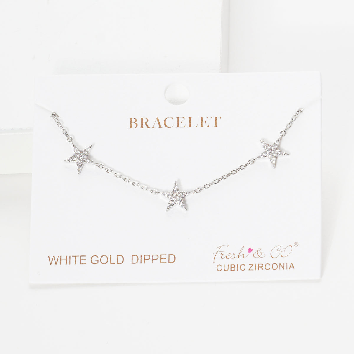 Pave Star Station Bracelet — PB2281