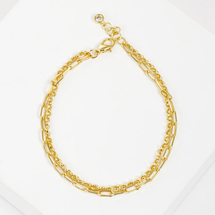 Layered Chain Bracelet — PB2822