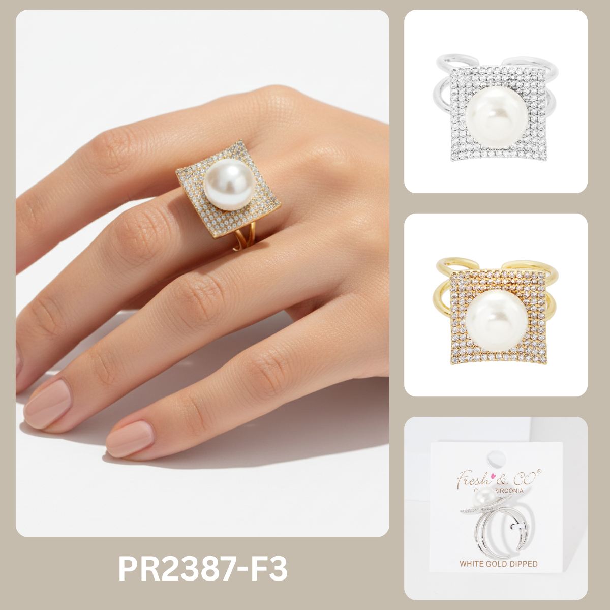PR2387 free size ring