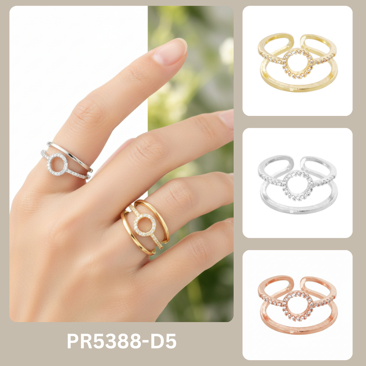 PR5388 free size ring