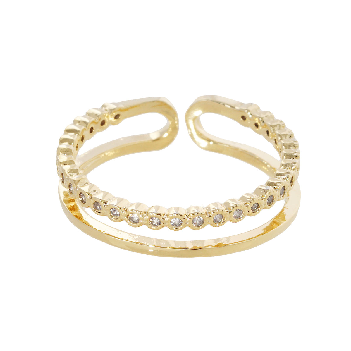 PR5393 Free Size Ring PR5393-GCR6-1