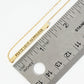 Peace Love Happiness Engraved 18K Gold Dipped Horizontal Brass Bar Pendant Inspirational Necklace
