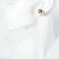 Polished Metal 14mm Brass Ball Stud Earrings