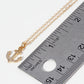Polished Metal Anchor Pendant Necklace
