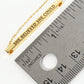 She Believed She Could Engraved 18K Gold Dipped Horizontal Brass Bar Pendant Inspirational Necklace