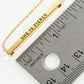 She Is Fierce Engraved 18K Gold Dipped Horizontal Brass Bar Pendant Inspirational Necklace