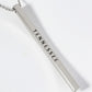 State Of Tennessee Engraved Vertical Bar Pendant Necklace