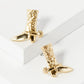 Textured 15mm Cowboy Cowgirl Boot Stud Earrings